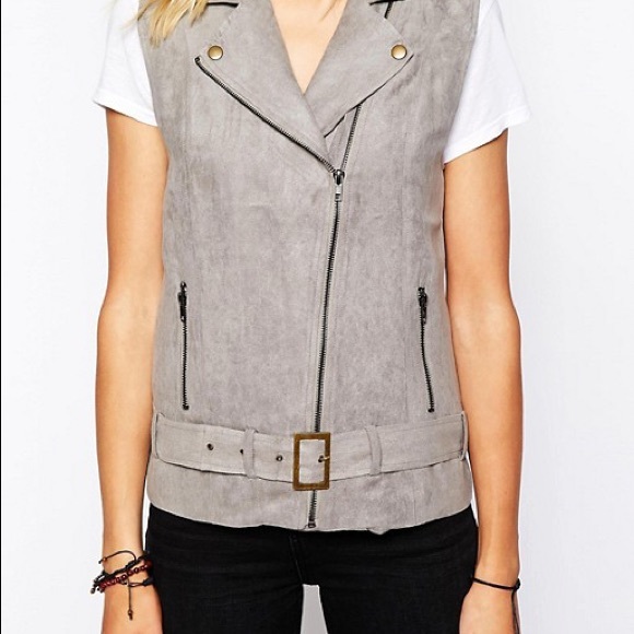 House of Harlow 1960 Stevie Faux Suede Vest - - Picture 4 of 6